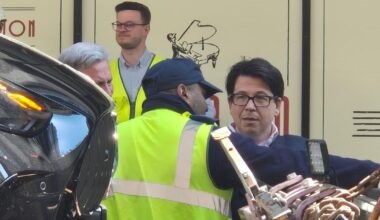 Michael McIntyre faces off with traffic warden as £195,000 Mercedes gets towed