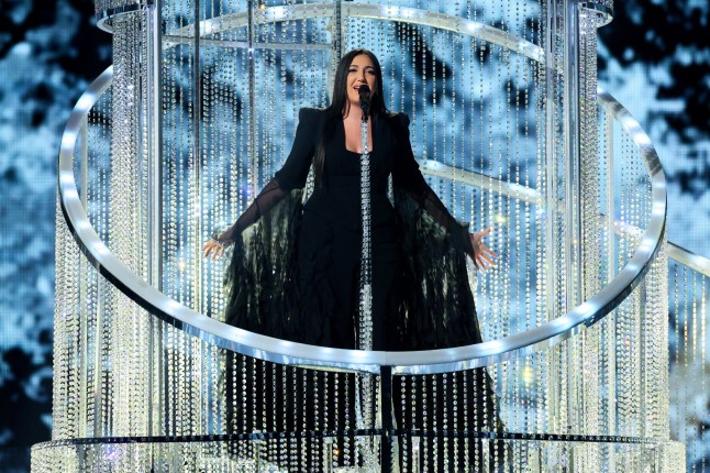Yuval Raphael, representing Israel, performs 