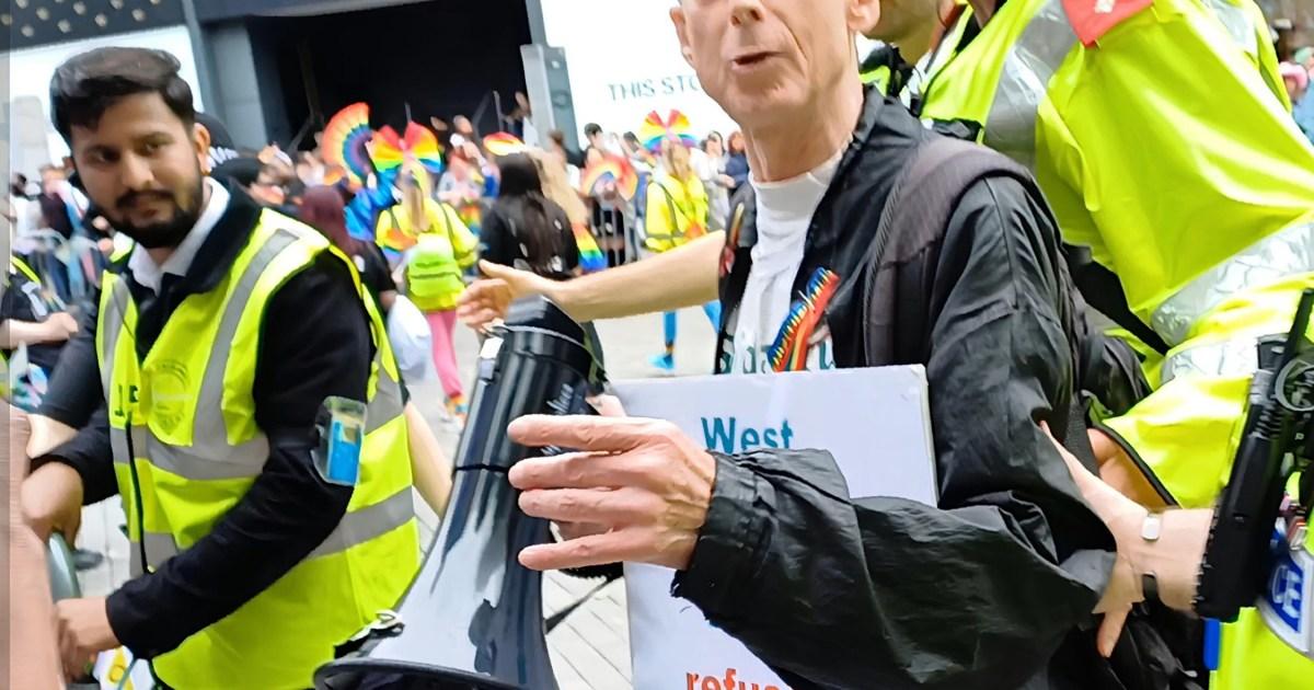 Peter Tatchell 'laughed at by police before being removed' from Birmingham Pride | News UK