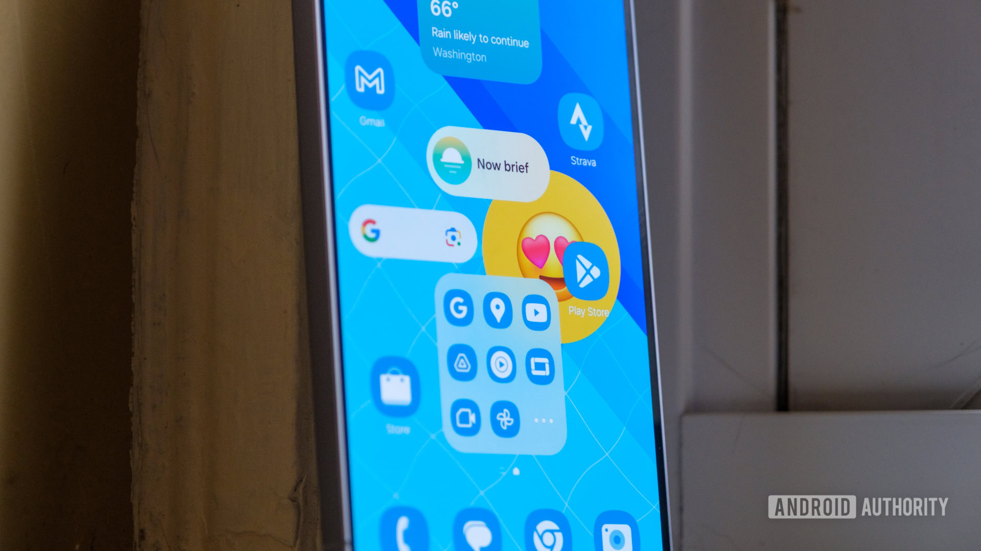 Samsung DIY Home close up on overlapping shapes