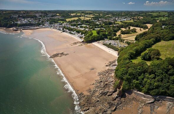 Saundersfoot beach Pembrokeshire
