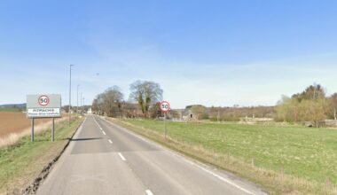 Man taken to hospital after crash on A96 in Aberdeenshire