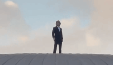 Tom Cruise Climbs Roof OF BFI IMAX In London