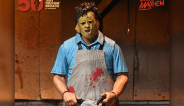NECA Made a New Leatherface Figure Based on the Original 'Texas Chain Saw Massacre' Poster