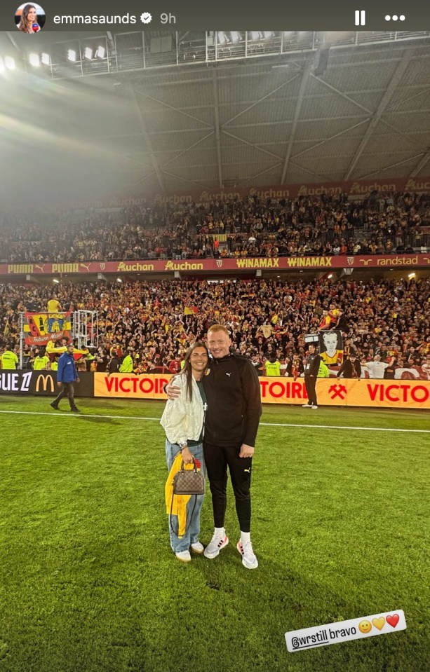Saunders attended Still's final game at Lens