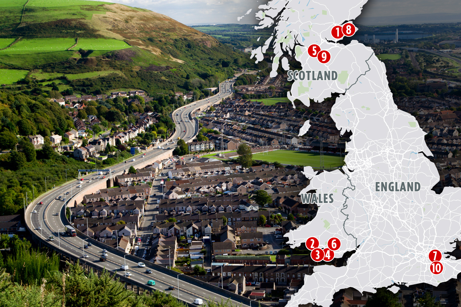 Britain’s cheapest cities to live in revealed - from historic towns in stunning countryside to London commuter spot