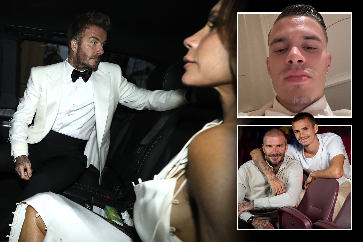 Romeo Beckham delivers touching speech at dad David's 50th birthday - after older brother Brooklyn's devastating snub