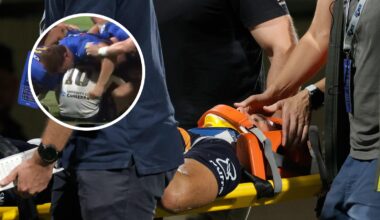 Wallabies star Noah Lolesio's Lions series in doubt after nasty spinal injury : Planet Rugby