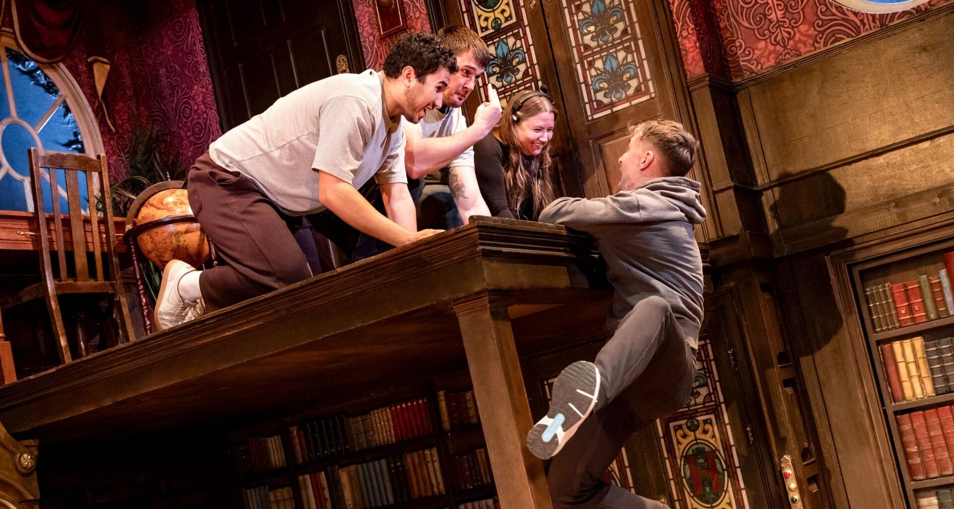 The Play That Goes Wrong Rehearsals credit Mark Senior
