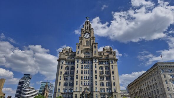 The Royal Liver Building in Liverpool