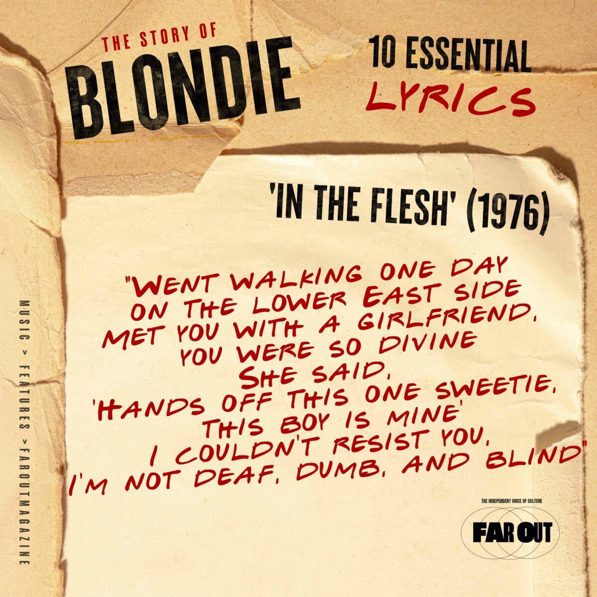 The story of Blondie in 10 essential lyrics