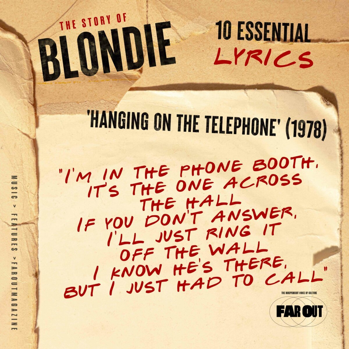 The story of Blondie in 10 essential lyrics