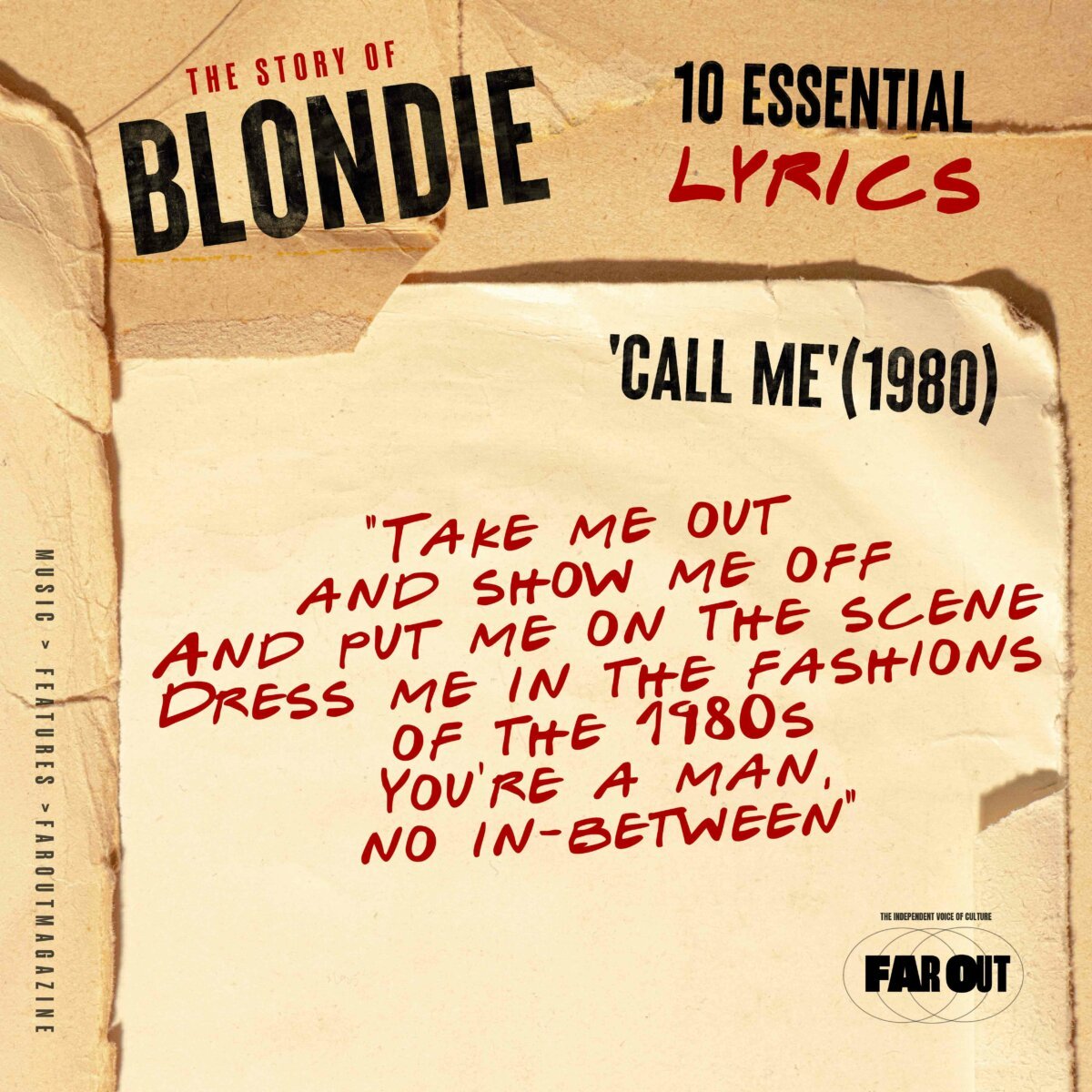 The story of Blondie in 10 essential lyrics