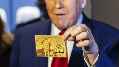 Trump gold card has not yet been launched but Howard Lutnick makes tall claims about the citizenship cards.  Betting markets predict how many gold cards Donald Trump will be able to sell in 2025