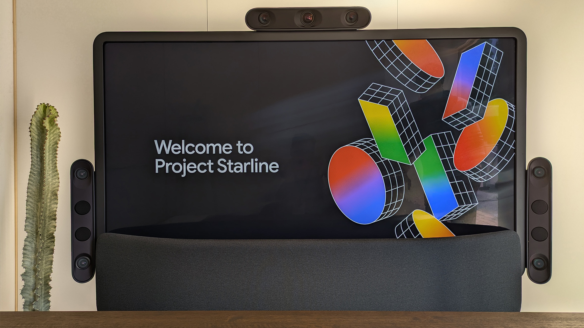 The Project Starline booth