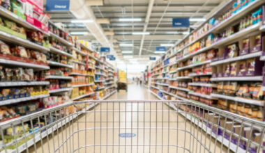 UK food prices hit one-year high for fourth consecutive month