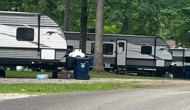FEMA trailers arrive in London