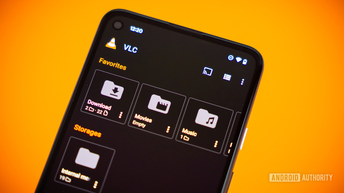 VLC Android app and UI stock photo 5