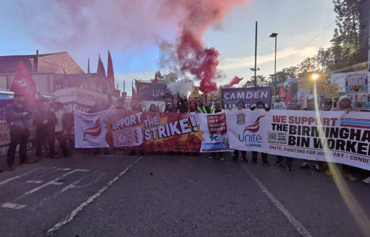 On the mass picket in Birmingham
