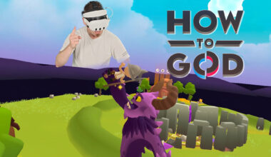 Scolding a creature in How to God for the Meta Quest 3