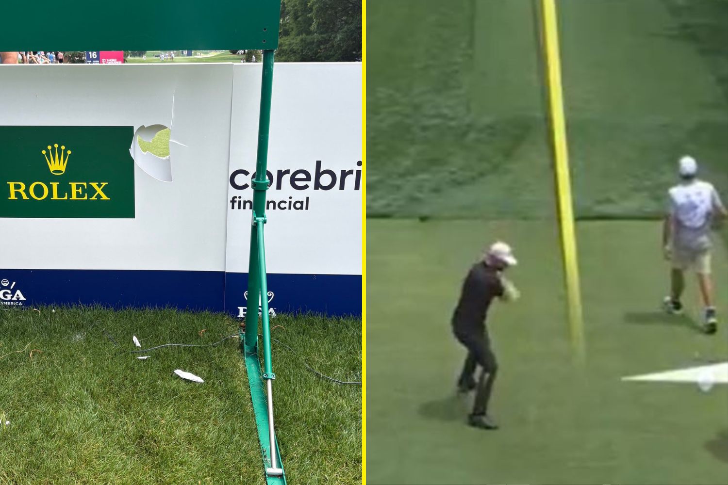 ‘Scared me to death’ - Major winner throws tantrum at PGA Championship and nearly hits marshal with broken club
