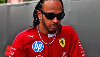 Lewis Hamilton and Lando Norris arrive at F1 Monaco Grand Prix on motorcycles