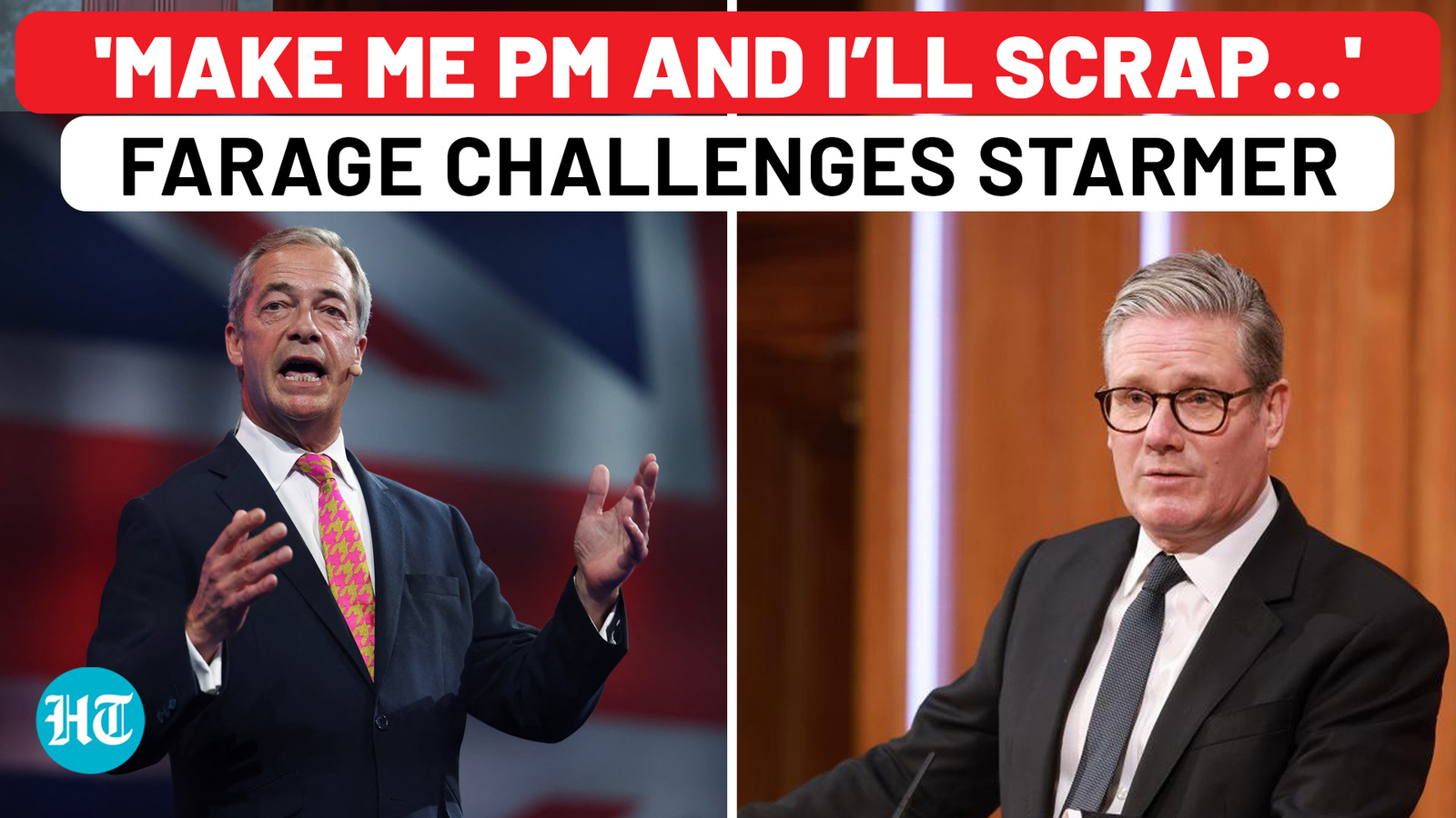 UK showdown: Nigel Farage breathes fire, threatens to shred UK PM Starmer’s Brexit pact if elected
