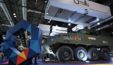 Competitors for Spain’s future 6x6 armored vehicle face off in Madrid