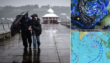 'Double-tailed Polar' blast to slam Britain as chilly gales trigger plunging temperatures for start of summer