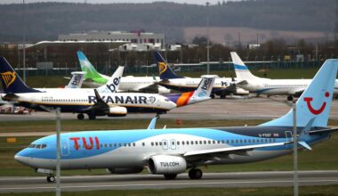 Tui flight erupts into chaos as 'drunk' passenger hauled off after screaming that the 'plane is going to crash' and PUNCHING cabin crew