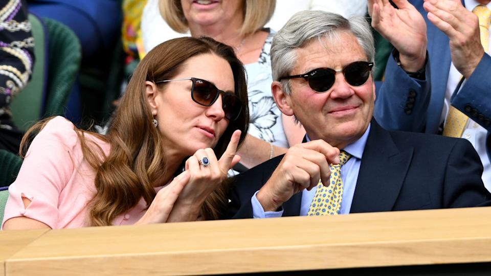 Kate Middleton and Michael Middleton. 