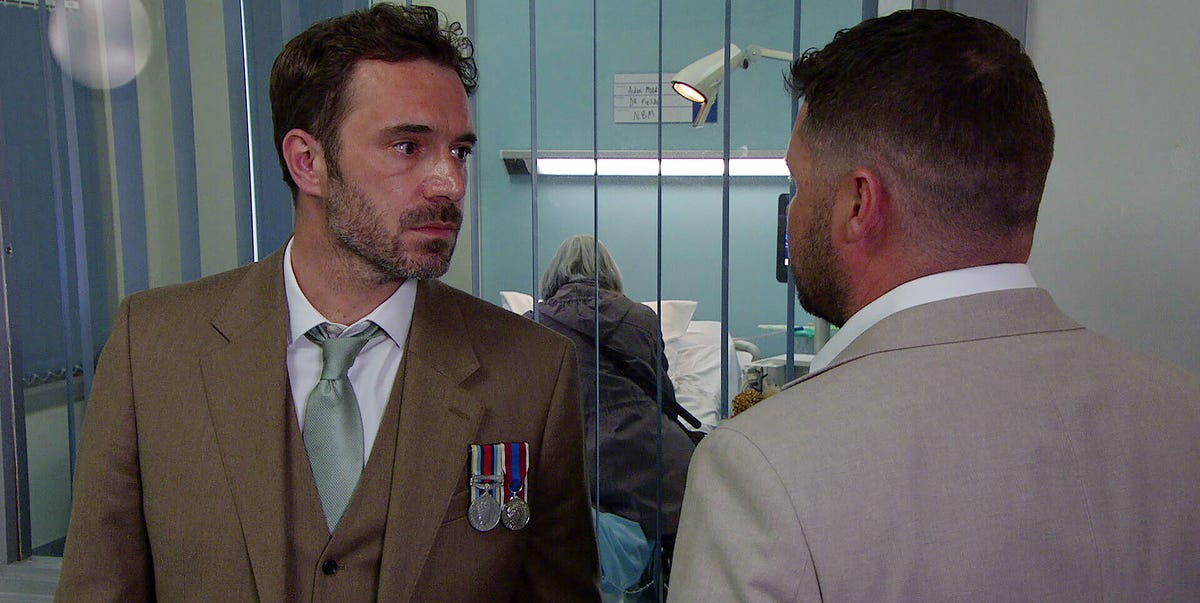 Emmerdale reveals ominous first look at John and Aaron's wedding week