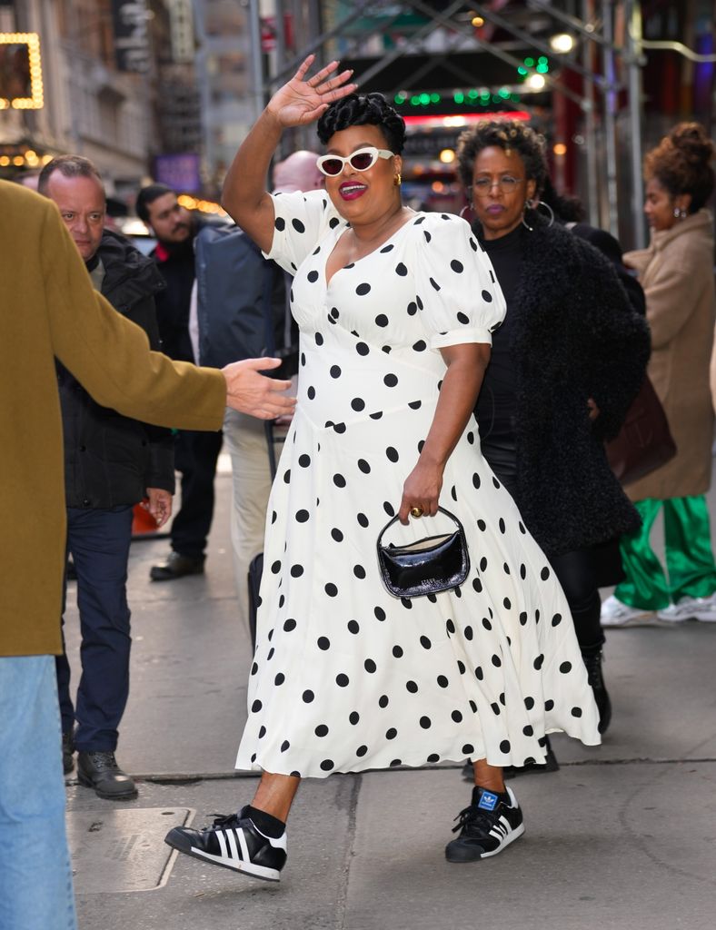 natasha rothwell polka dot dress