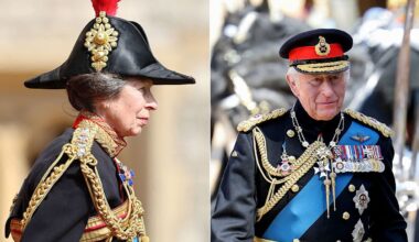 King Charles makes rare joint outing with sister Princess Anne - best photos