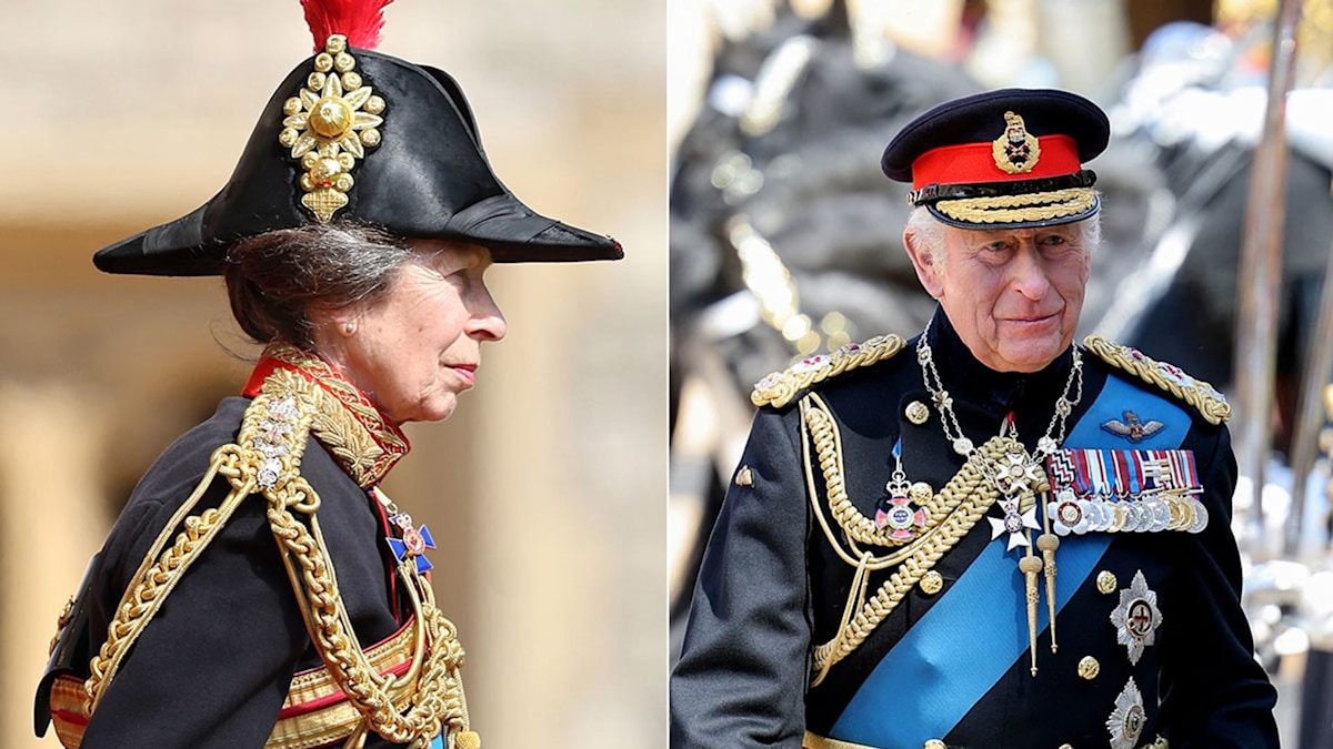 King Charles makes rare joint outing with sister Princess Anne - best photos