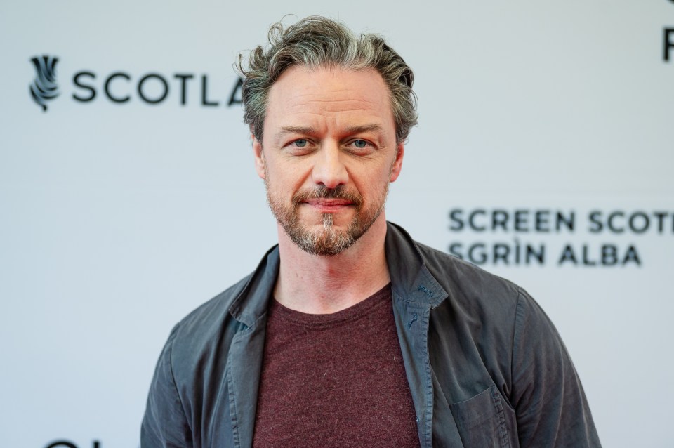 Headshot of James McAvoy at the Glasgow Film Festival.