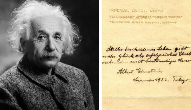 Einstein Notes Written to Bellhop Are Worth Nearly $2 Million