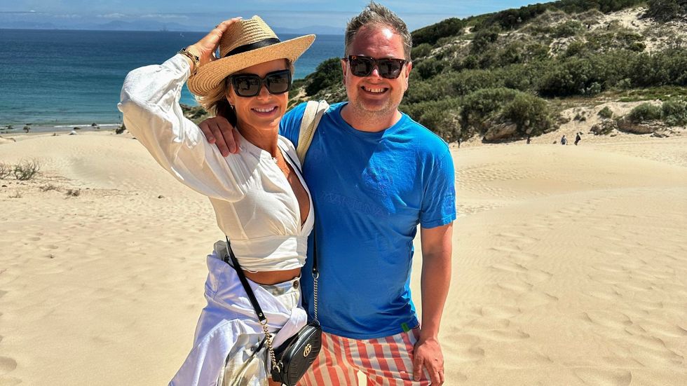 Amanda Holden and Alan Carr