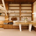 Apartment / Rudy Guénaire - Interior Photography, Wood, Lighting, Table, Chair