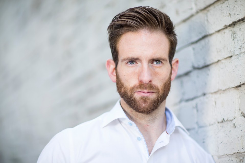 Headshot of Craig McGinlay, a male model and actor.