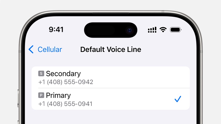 apple ios 18 dual sim signal bars
