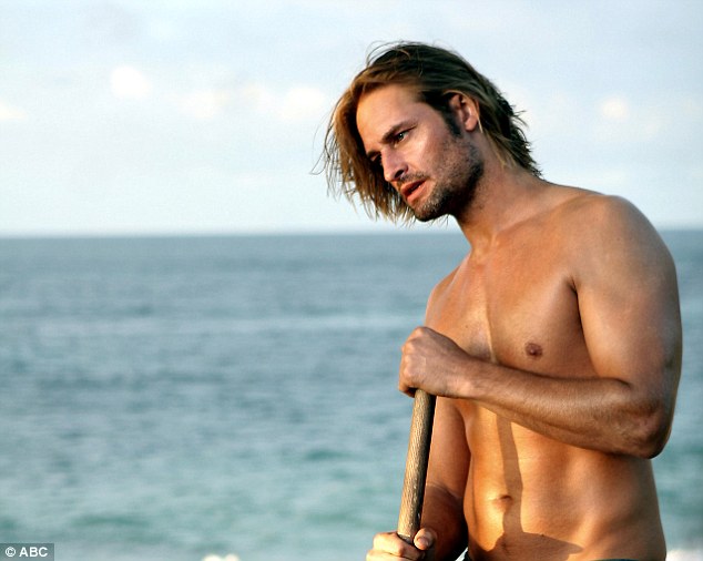 The actor pictured on his hit ABC show Lost, which ran from 2004 to 2010
