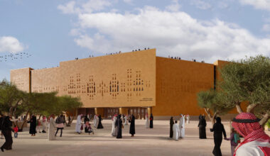 zaha hadid architects’ adobe asaan museum breaks ground, riyadh