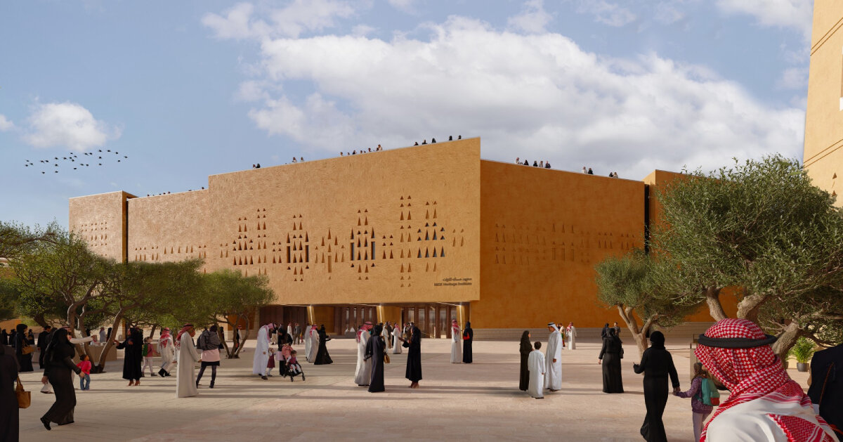 zaha hadid architects’ adobe asaan museum breaks ground, riyadh