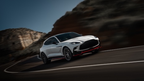 Multiple key vehicle segments underperformed in the first quarter. Image credit: Aston Martin