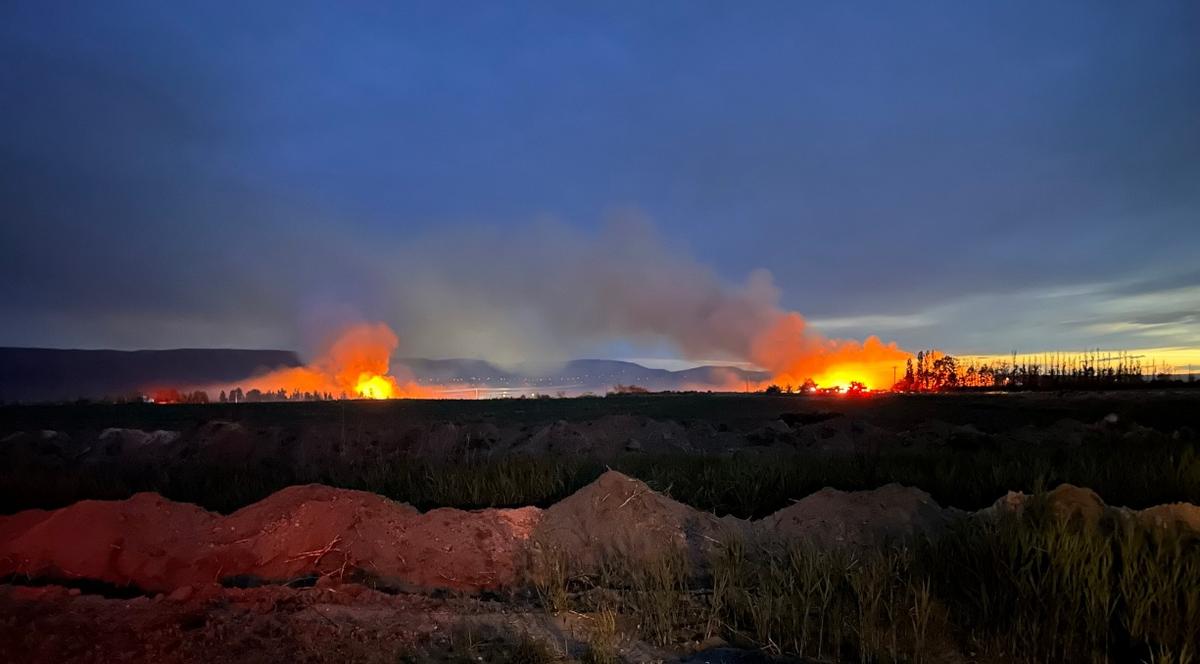 Wildfire Near Mattawa Torches 70 Acres, Causes Internet Outage