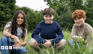 Arabella Stanton, Dominic McLaughlin and Alastair Stout smiling