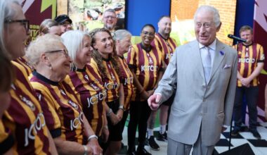 I'm on 'better side' of my cancer journey, says Charles during Bradford visit - London Evening Standard
