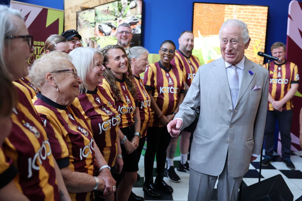 I'm on 'better side' of my cancer journey, says Charles during Bradford visit - London Evening Standard