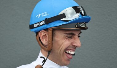 In-form jockey Ashley Morgan has gone from bush tracks to Group 1 glory and will later this year chase victory in the world’s richest turf race, the $20 million The Everest, aboard Private Harry. Picture: Jeremy Ng / Getty Images
